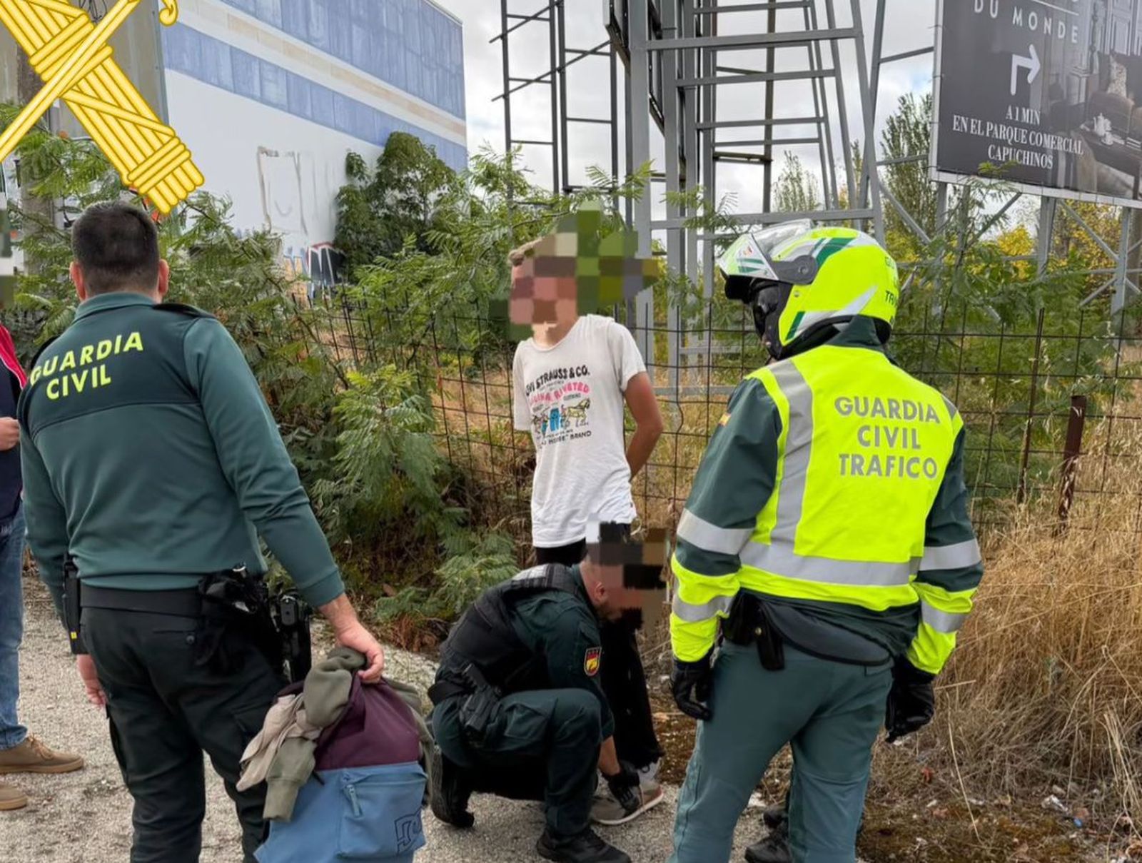 Detenido por robar varios efectos deportivos