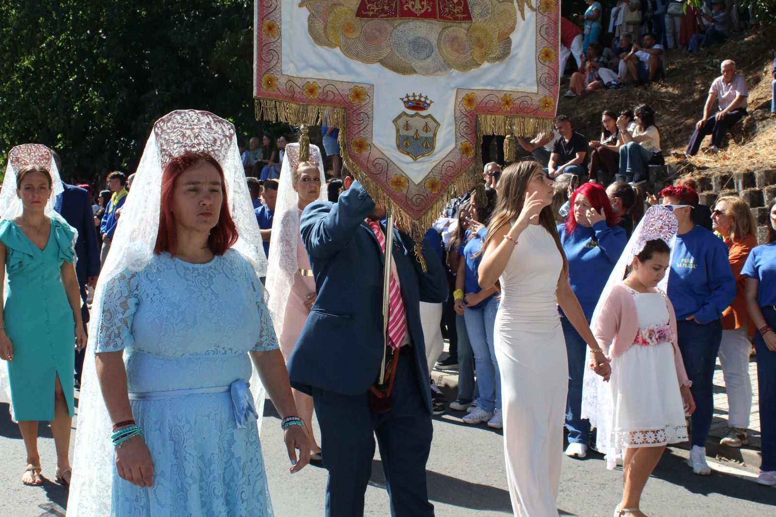 Béjar, misa y procesión en el santuario de Nuestra Señora del Castañar
