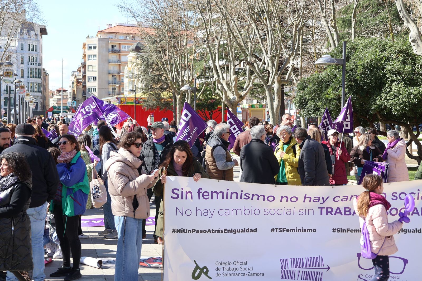GALERÍA | La manifestación del 8M por las calles de Zamora, en imágenes