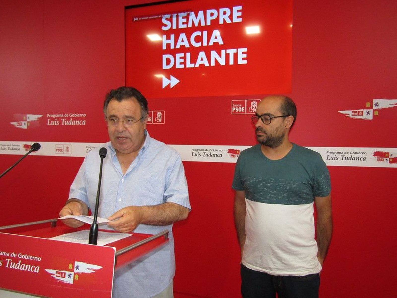 PSOE Zamora. José Ignacio Martín Benito y Eduardo Folgado