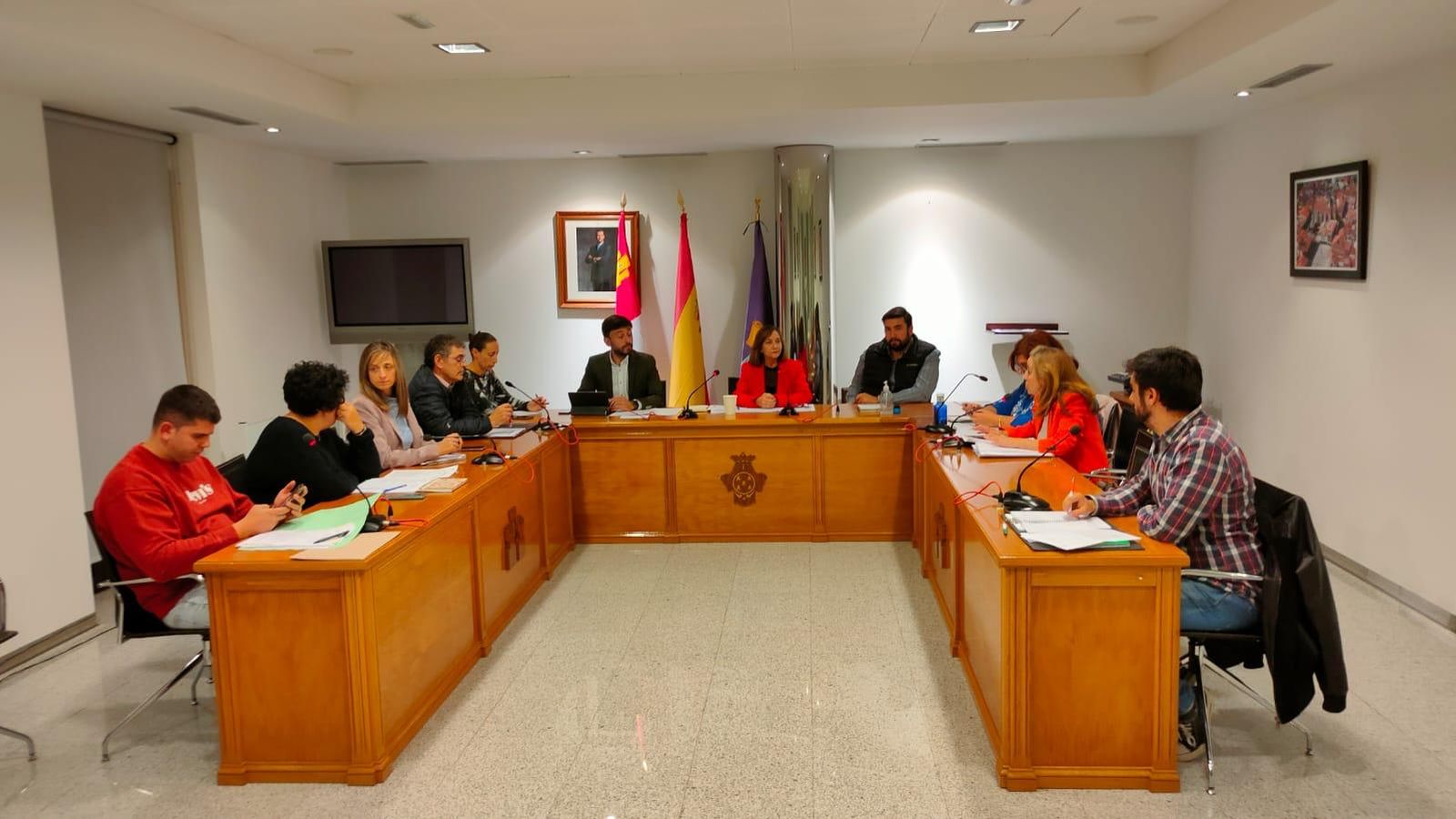 Reunión de la sesión plenaria del Ayuntamiento de Peñaranda