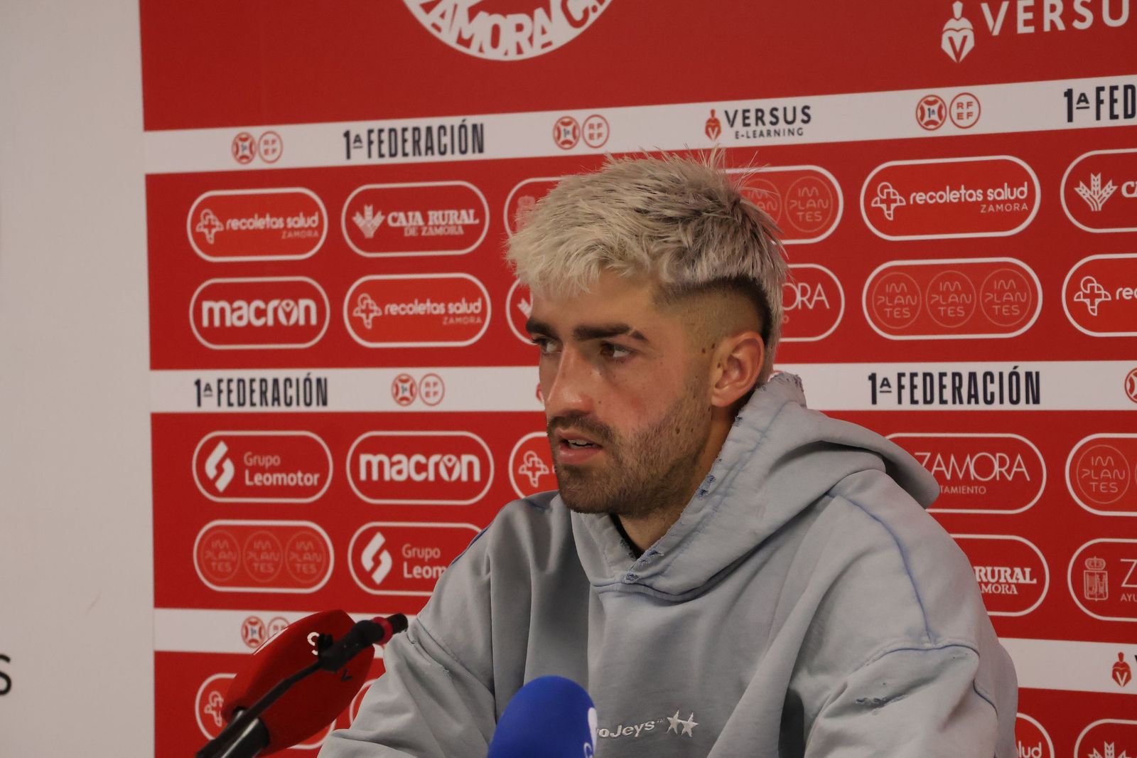 Miki Codina, en rueda de prensa este domingo