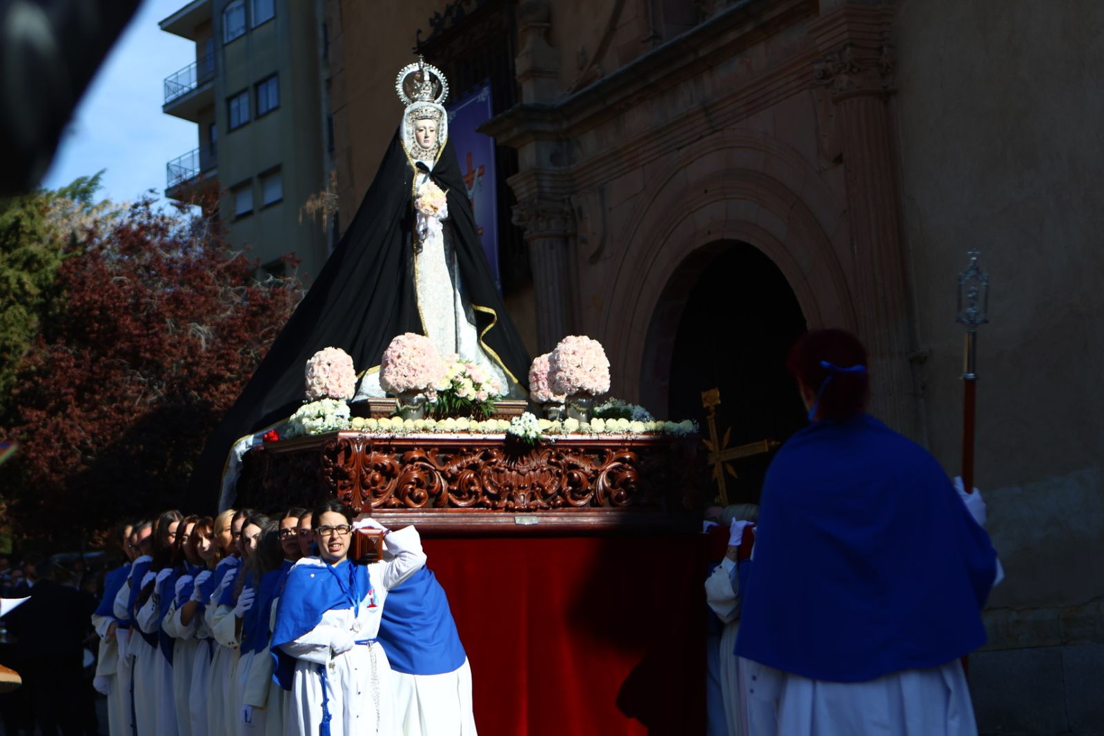 Procesión de Nuestra Señora de la Alegría en Salamanca