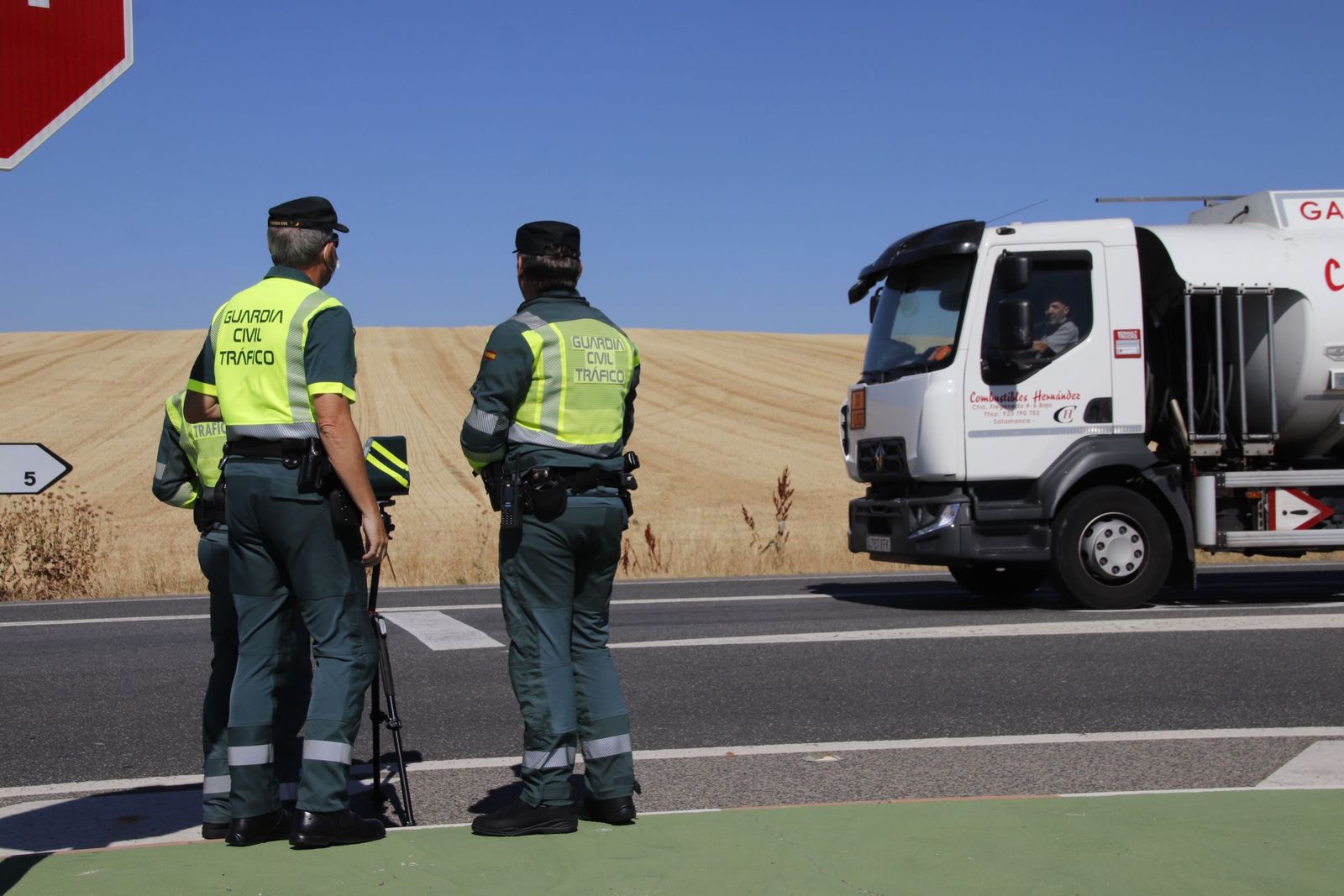 Guardia Civil de Tráfico de Salamanca. Foto de archivo
