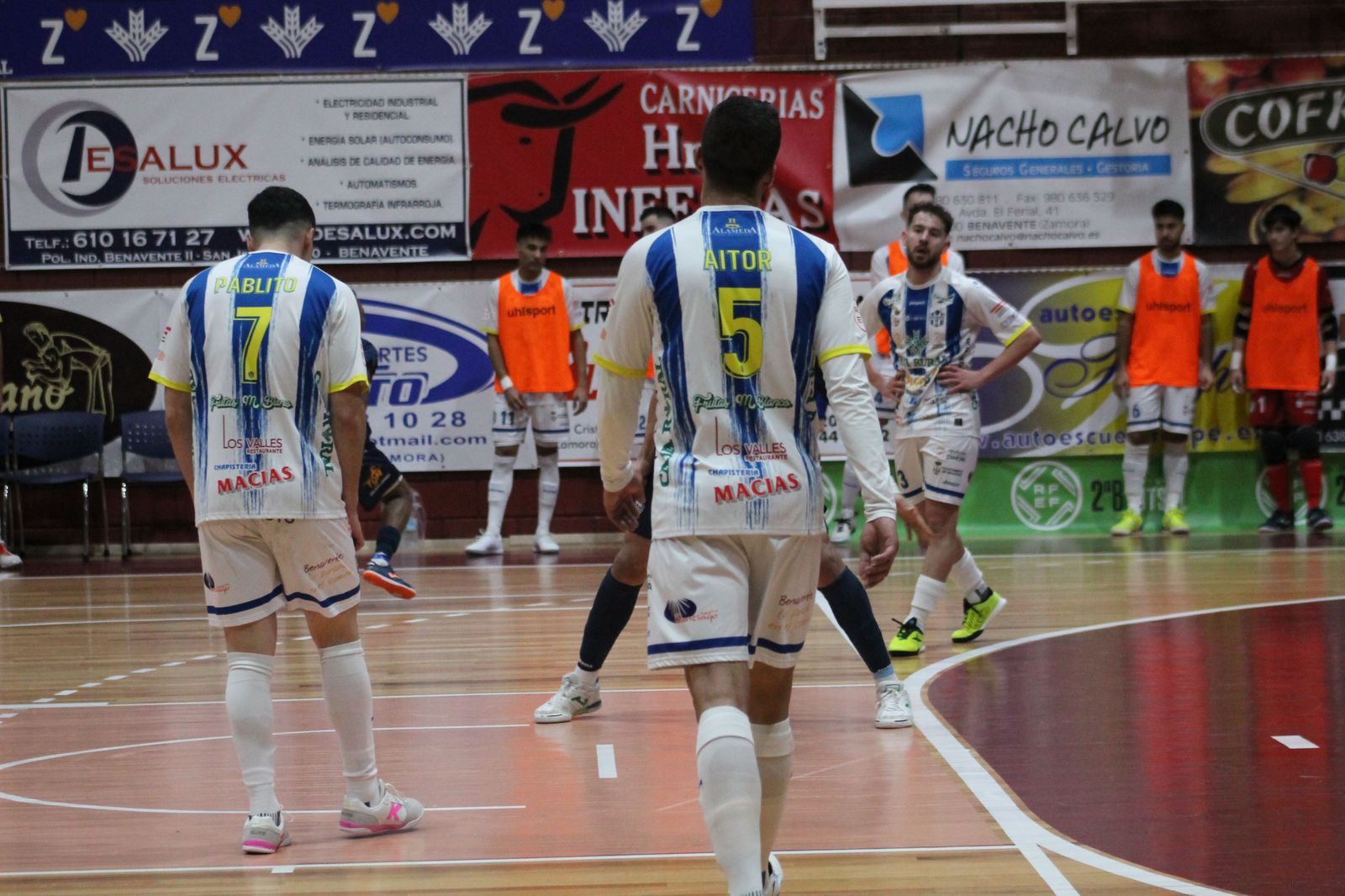 Partido esta temporada del Atlético Benavente en la Rosaleda.