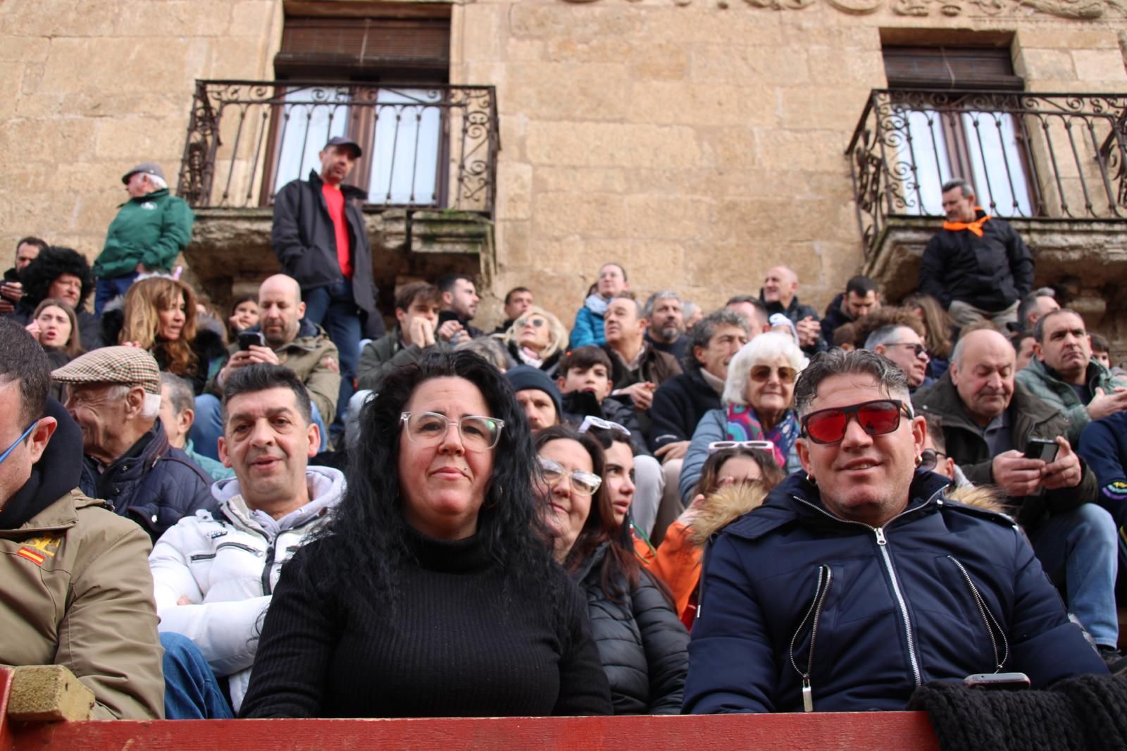 Ambiente del Encierro tradicional del lunes 17 de febrero
