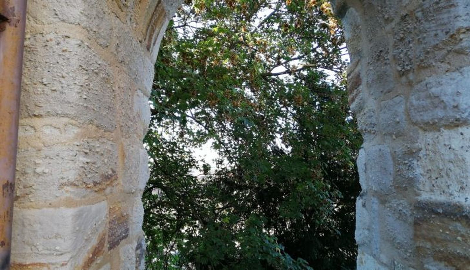 El jardín desde el Portillo de la Traición o la Lealtad. Foto EEA