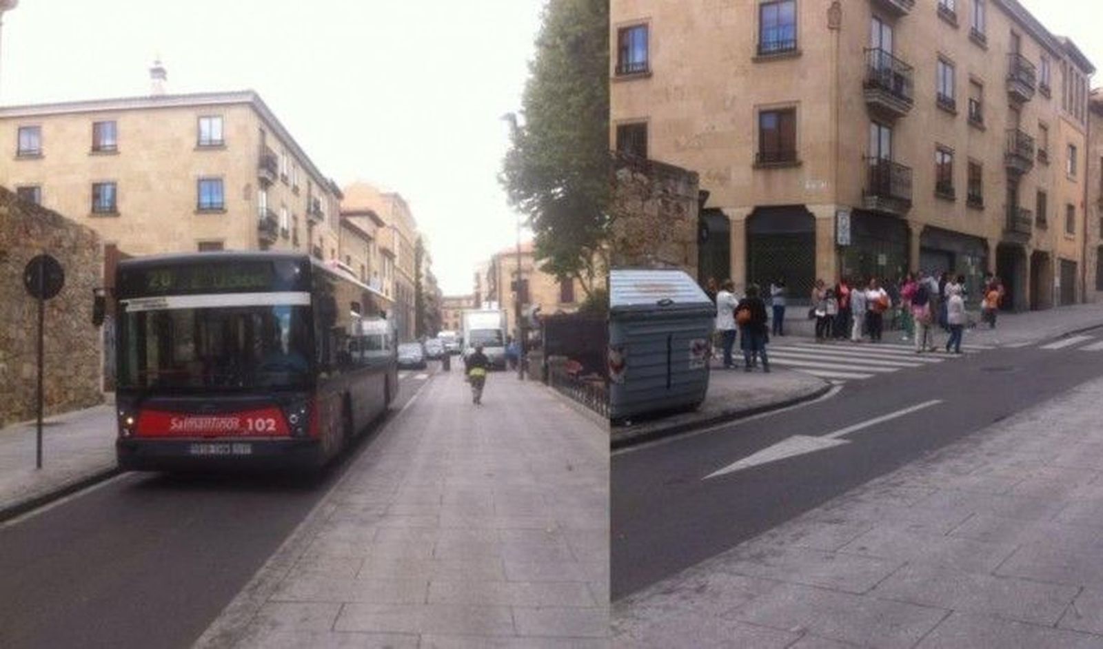 Los pasajeros otra vez en tierra por una nueva avería de los autobuses de Avanza