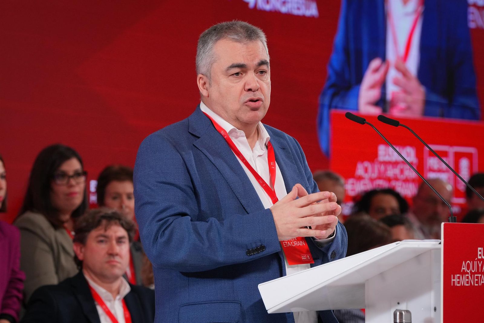 El secretario de Organización del PSOE, Santos Cerdán. EP