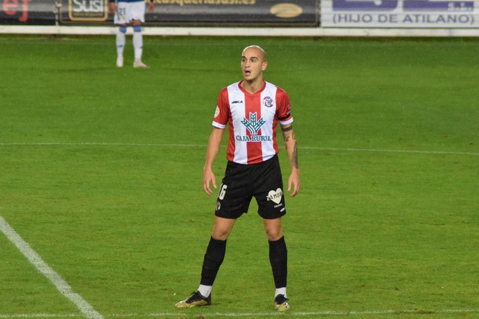 Asier Etxaburu, jugador del Zamora CF. Archivo. Asier Etxaburu, jugador del Zamora CF. Archivo.