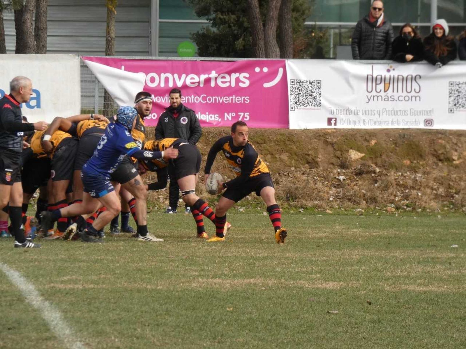 Imagen del duelo entre Salamanca RC y VRAC C / FOTO SALAMANCA RC.