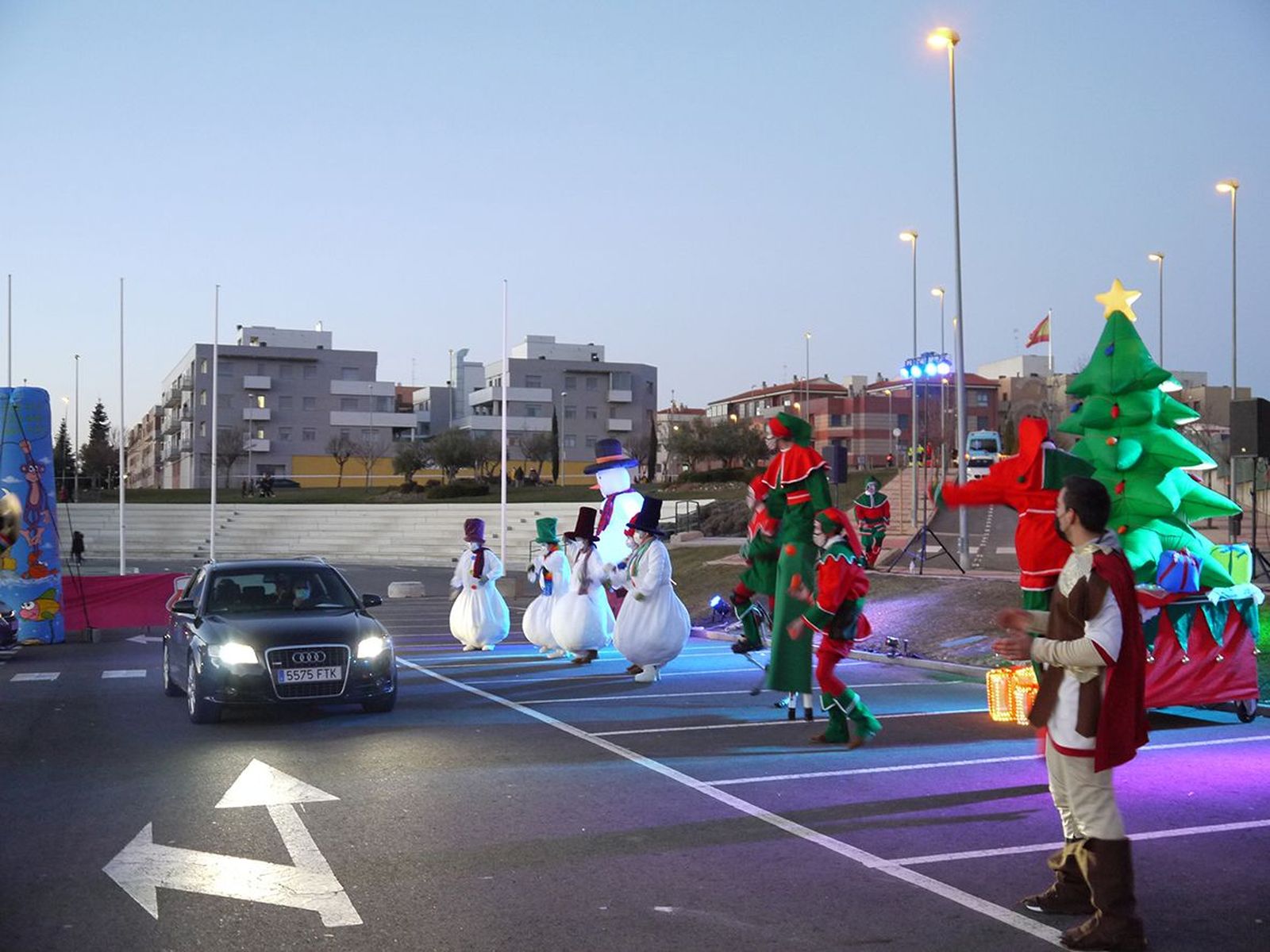 Cabalgata estática en Carbajosa. | FOTOS: AYTO DE CARBAJOSA