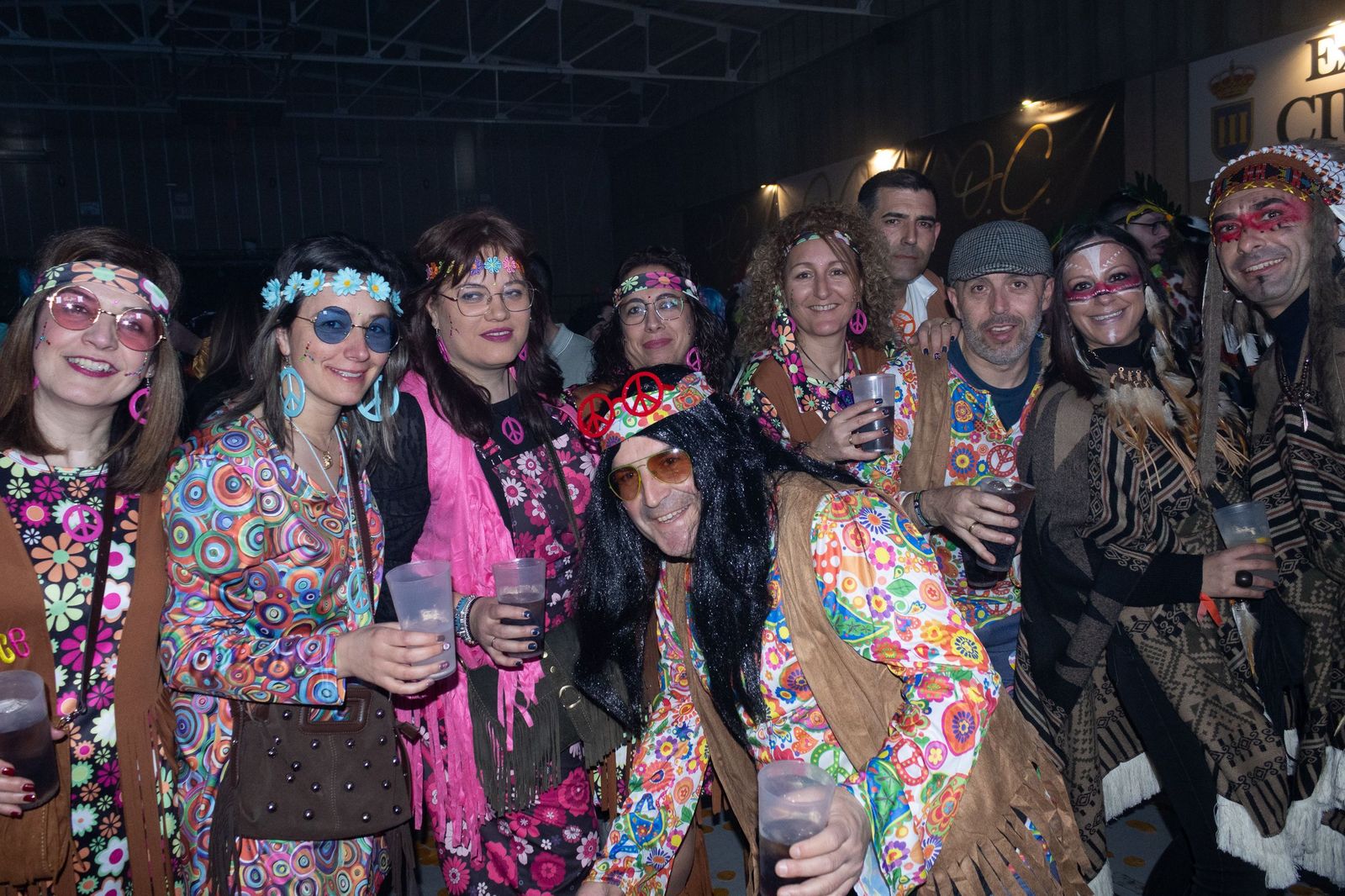 Salamanca de noche, sábado del Carnaval del Toro de Ciudad Rodrigo