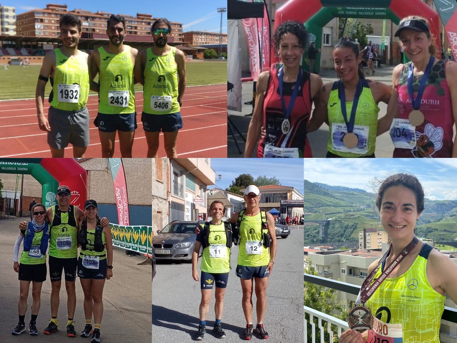 Atletas del CD Zamora Corre.