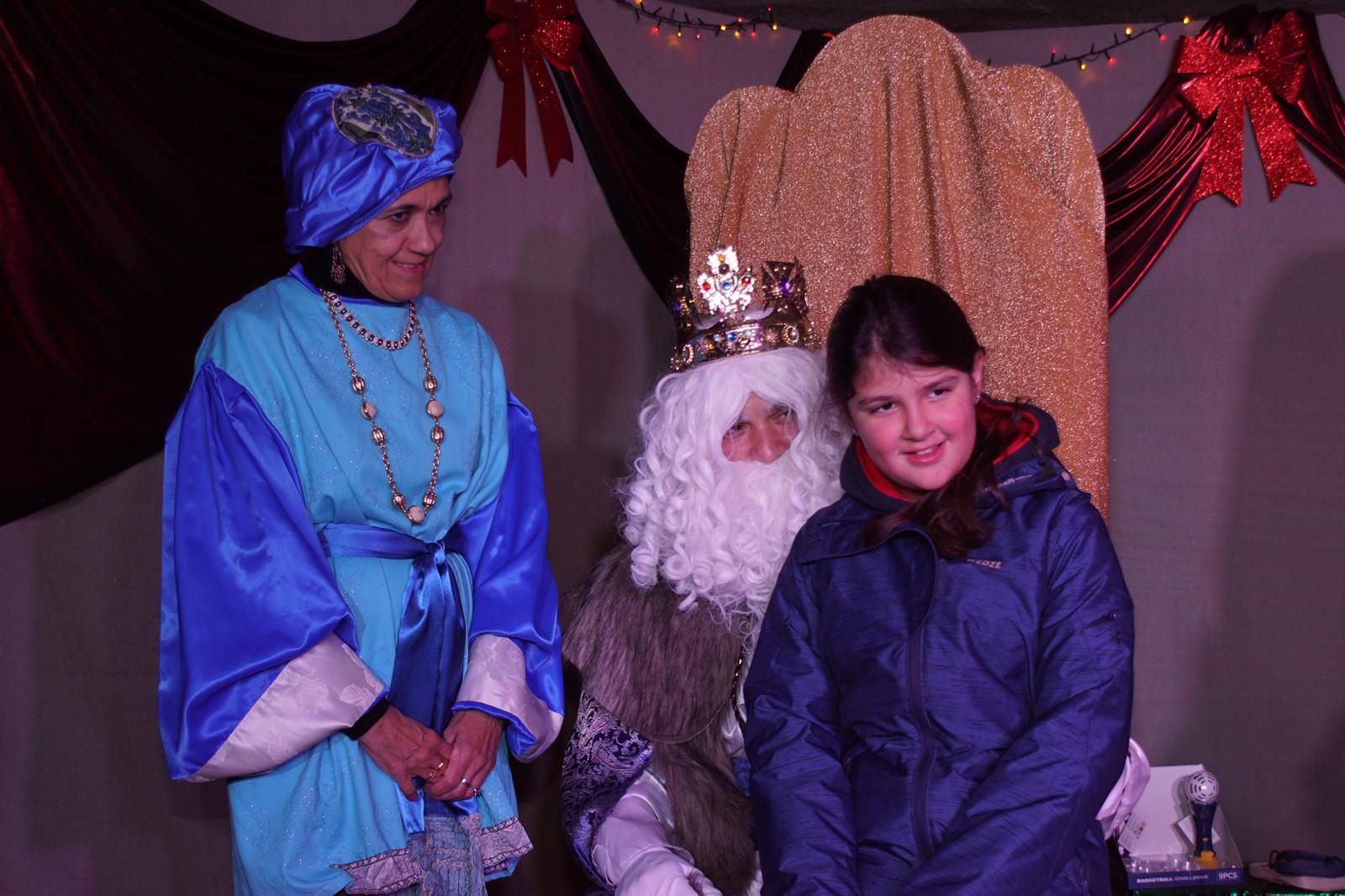 Los Reyes Magos reciben las cartas de los niños de El Encinar