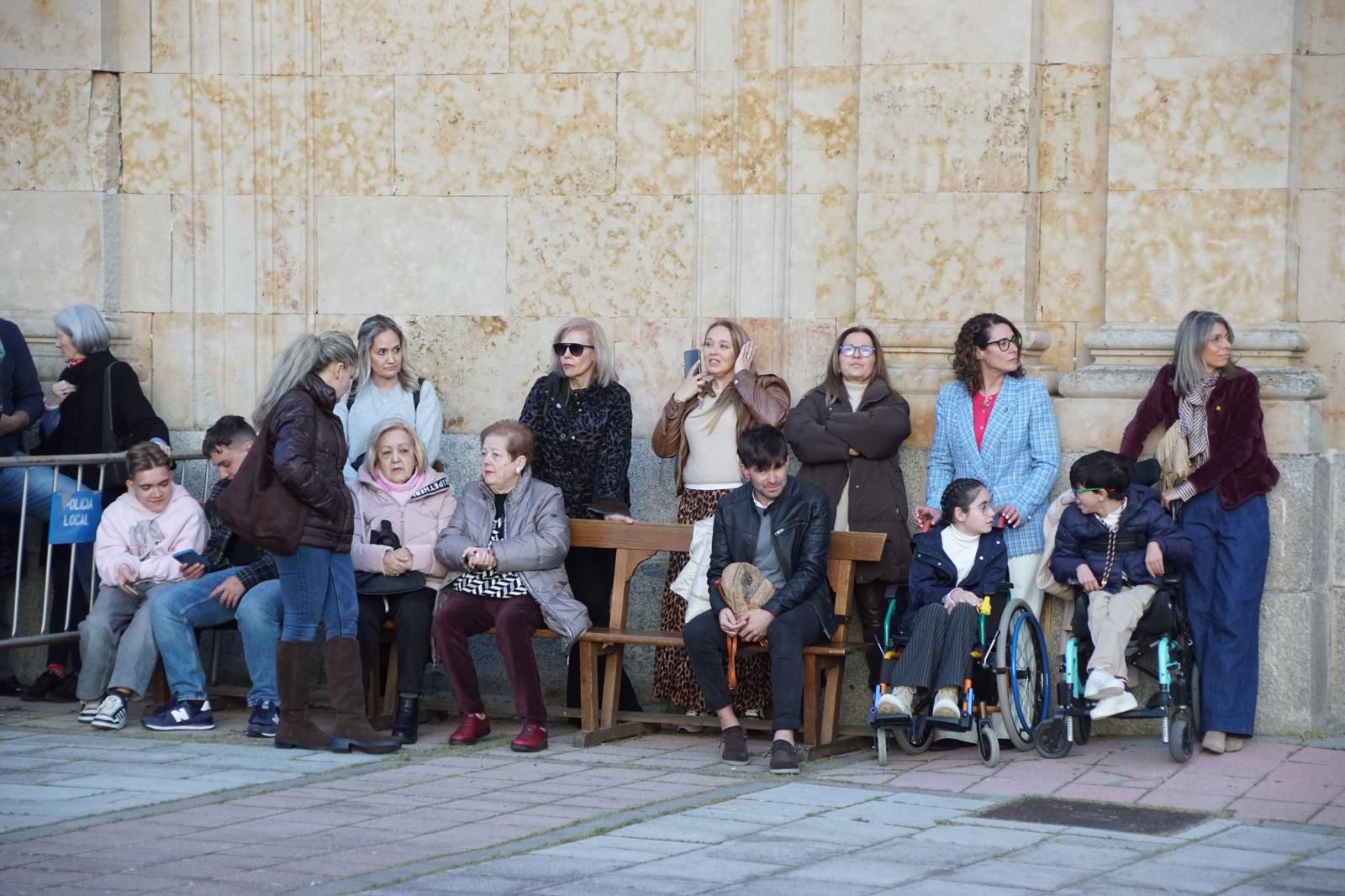 María Nuestra Madre y el Cristo del Amor y de la Paz en la procesión de la Semana Santa 2026 en Salamanca