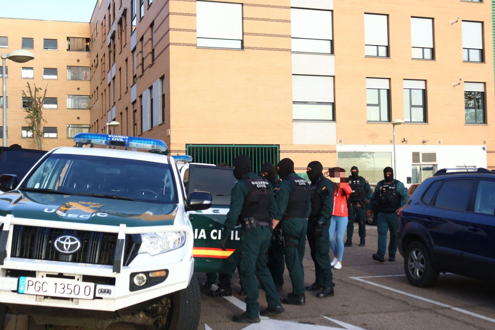 Operación de la Guardia Civil en El Zurguén