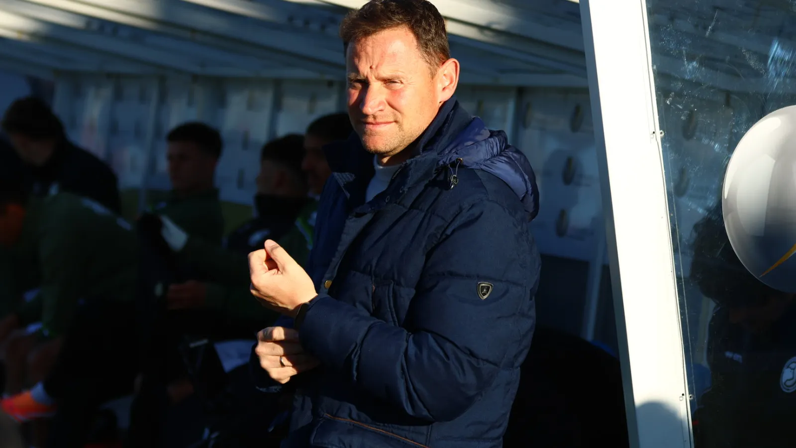 Mario Simón, durante un partido