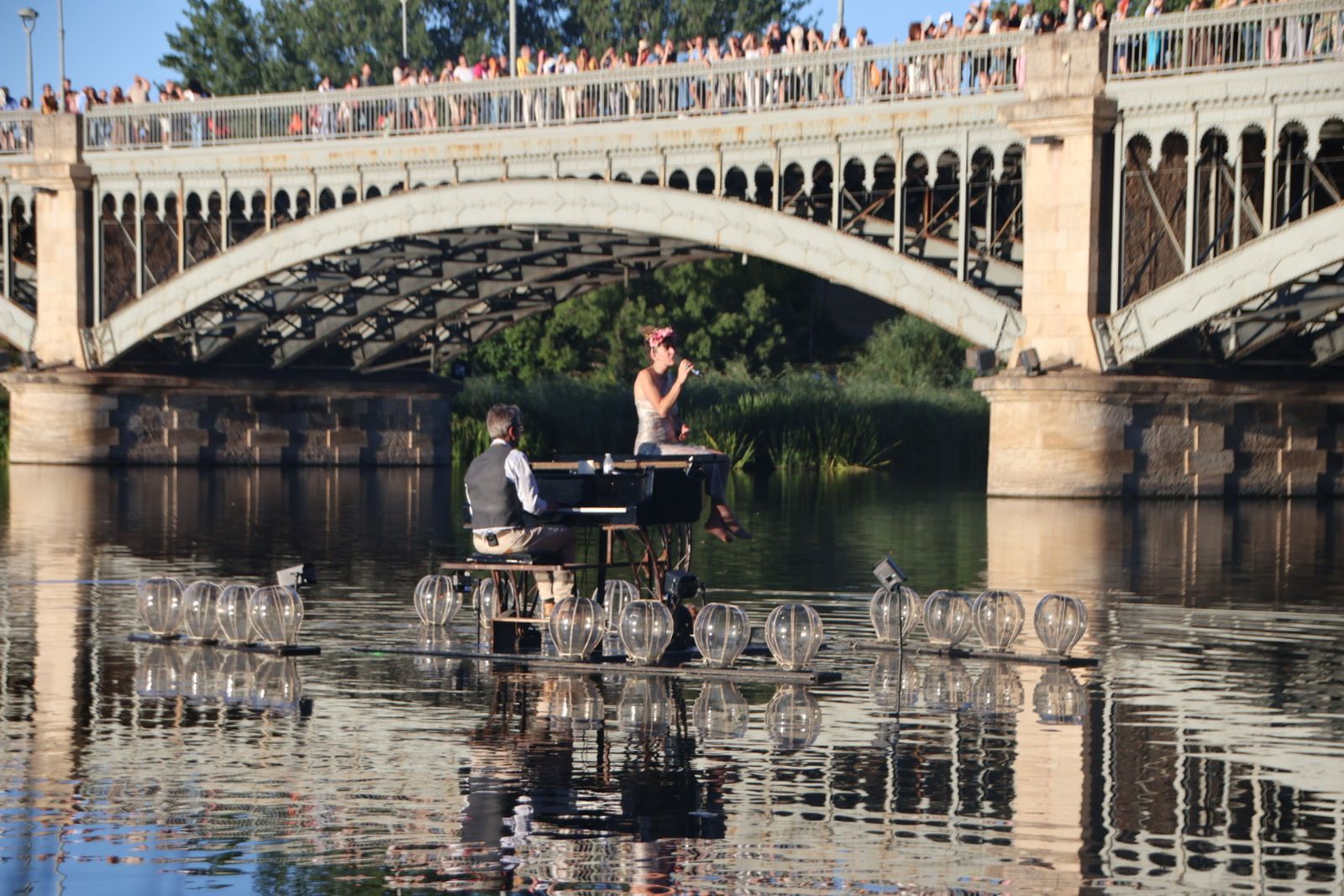 Concierto de piano sobre el río Tormes