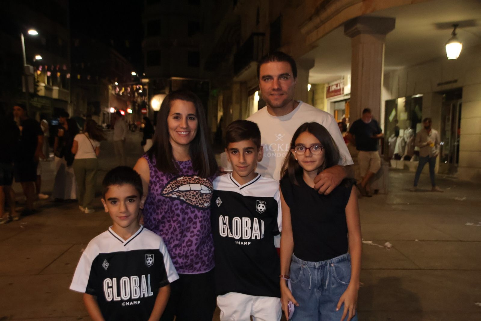 Panorama en la plaza Mayor de Guijuelo