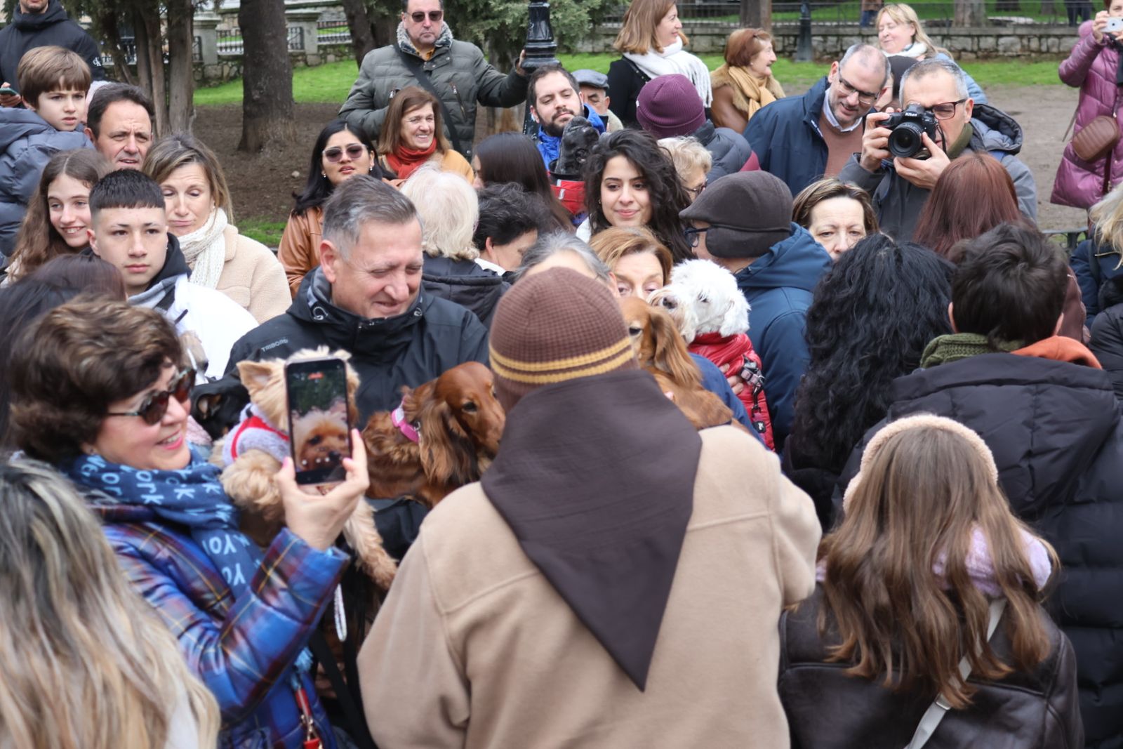 Bendición de los animales por San Antón en el Campo de San Francisco