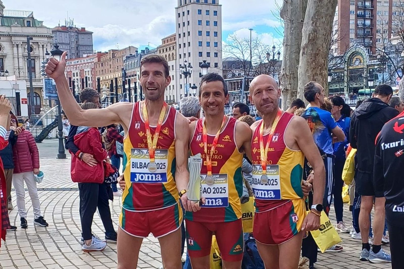 Los máster M50 del Vino Toro Caja Rural, subcampeones de España en 10 km ruta
