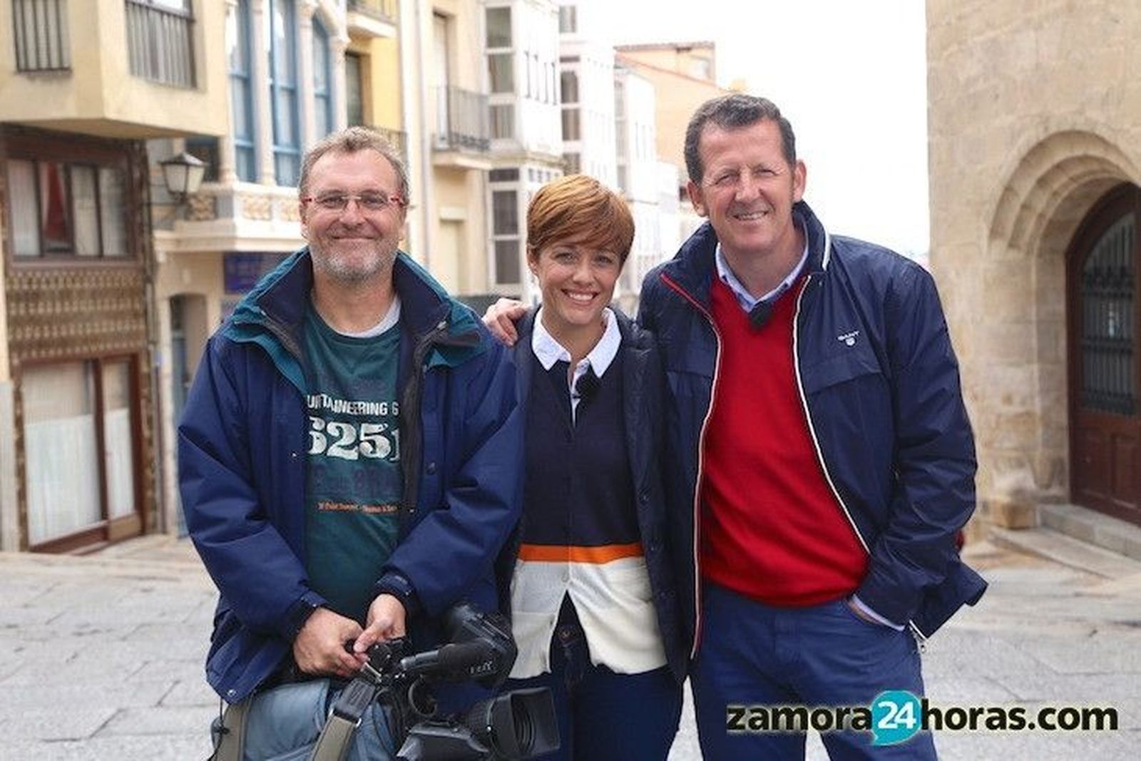 Marta Solano y Carlos García Hirschfeld graban un nuevo episodio de ‘Seguridad Vital’ por Zamora