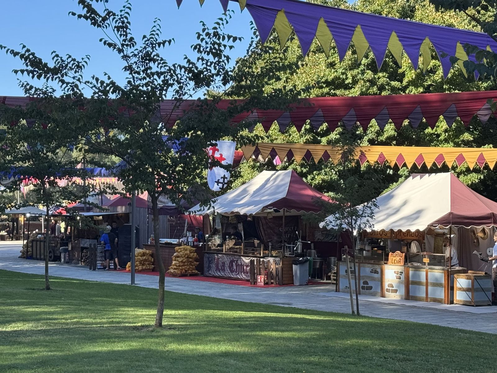 Comienza el mercado medieval en la Vaguada de la Palma