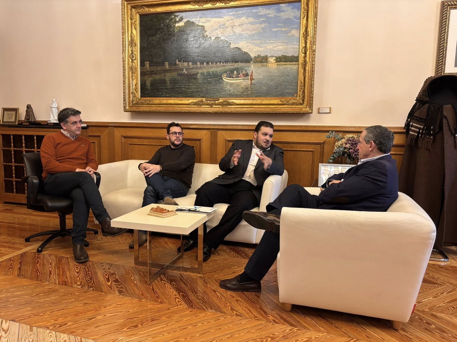 Un instante de la reunión