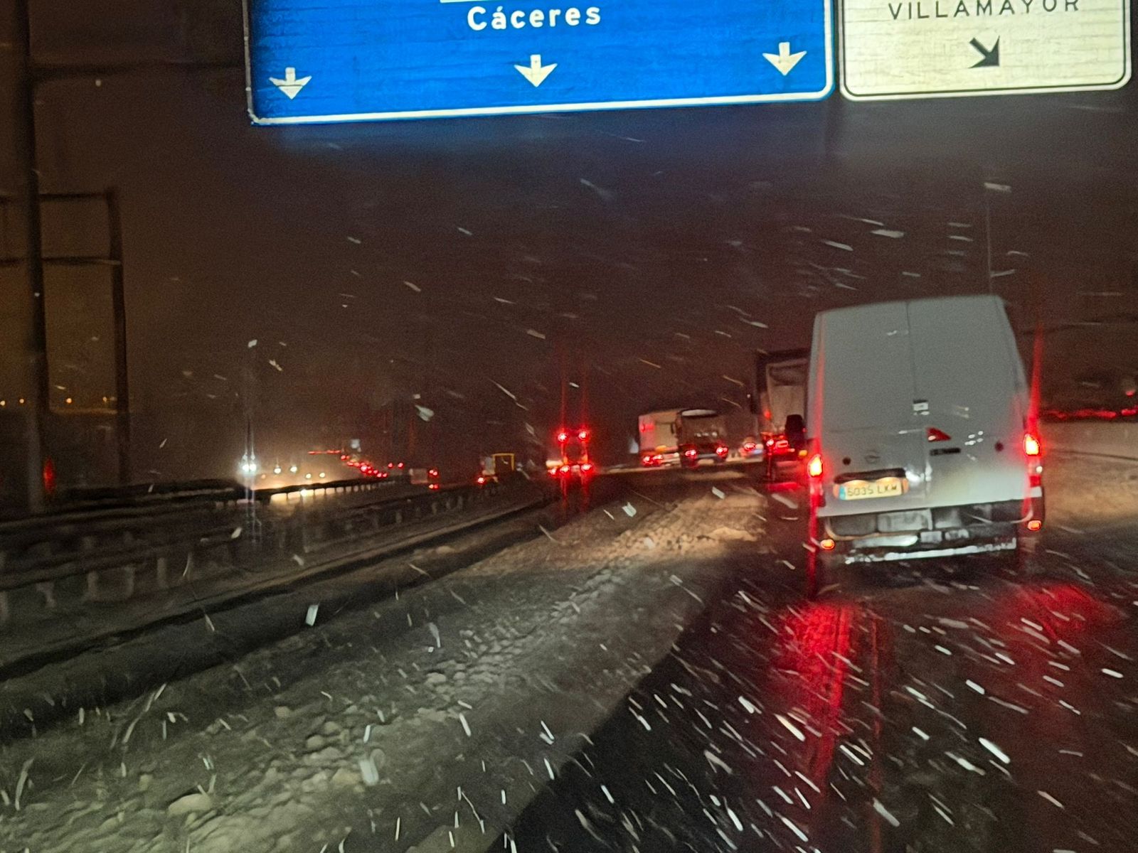 Nevada en Salamanca 28 de enero 2026