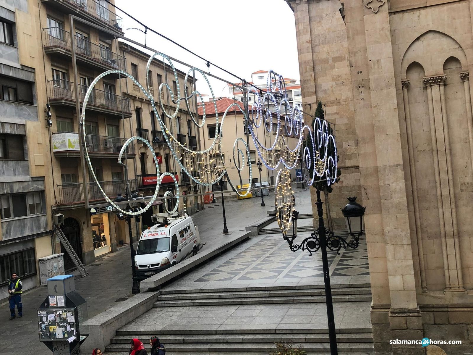 Luces de Navidad prueba