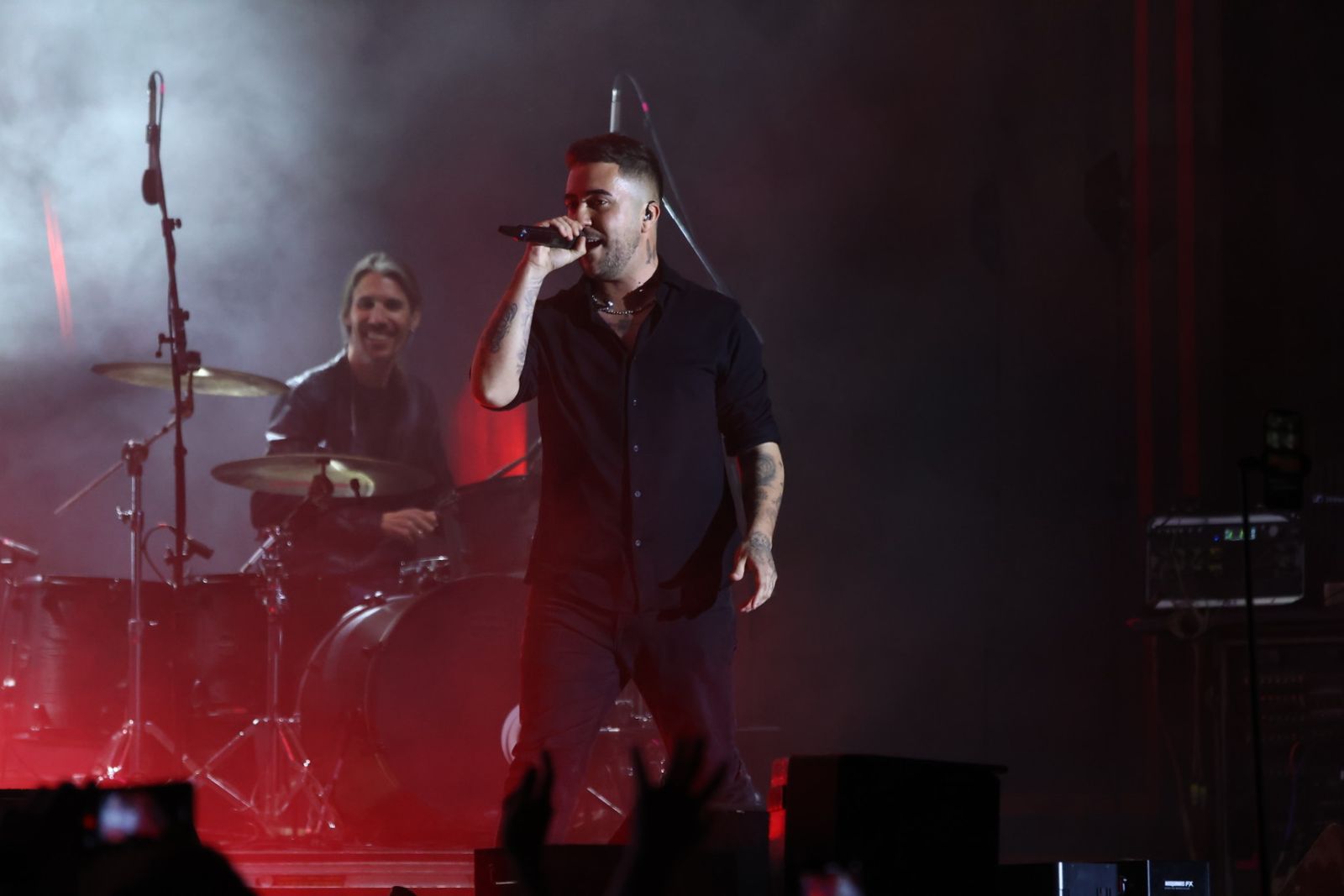 Concierto de Beret en la Plaza de la Concordia