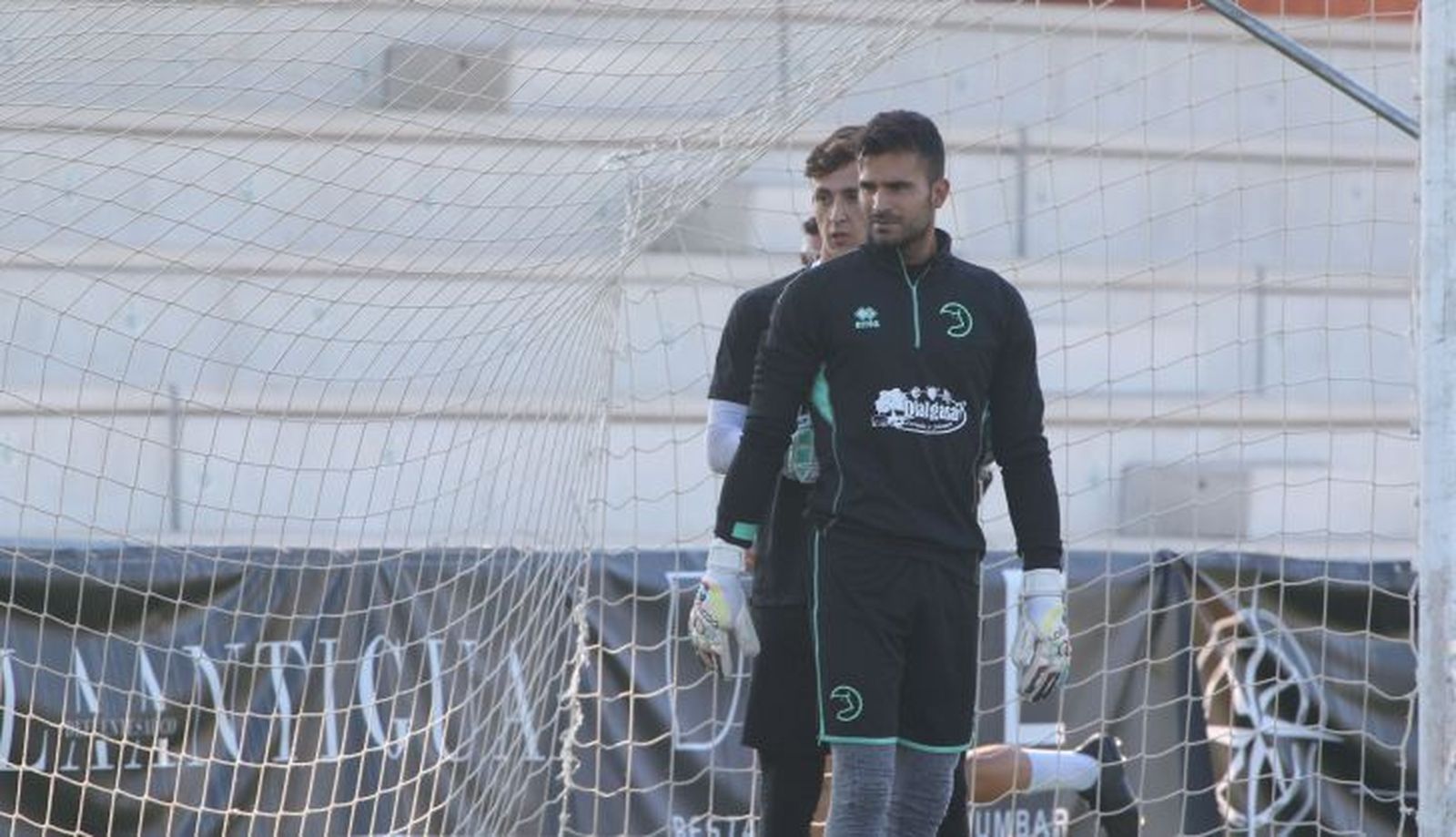 Salva de la Cruz, en un entrenamiento en el Reina Sofía / FOTO SALAMANCA24HORAS.COM