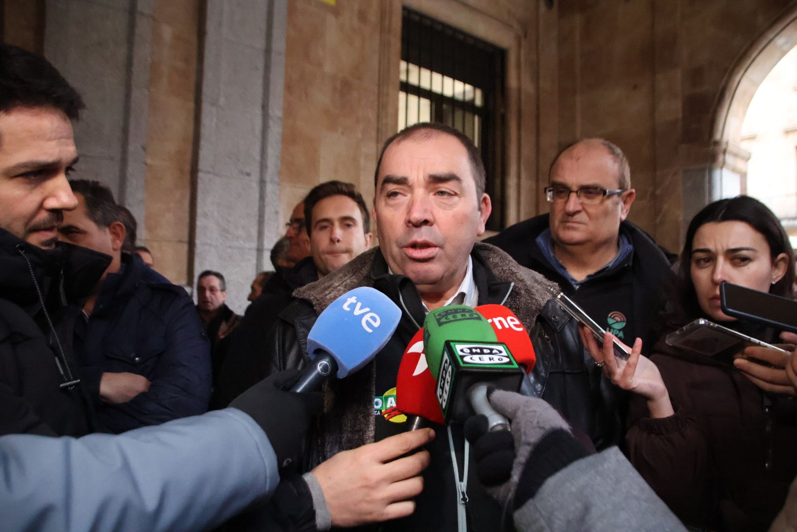 El sector de las legumbres y el cereal se manifiesta en Gran Vía contra Mercosur