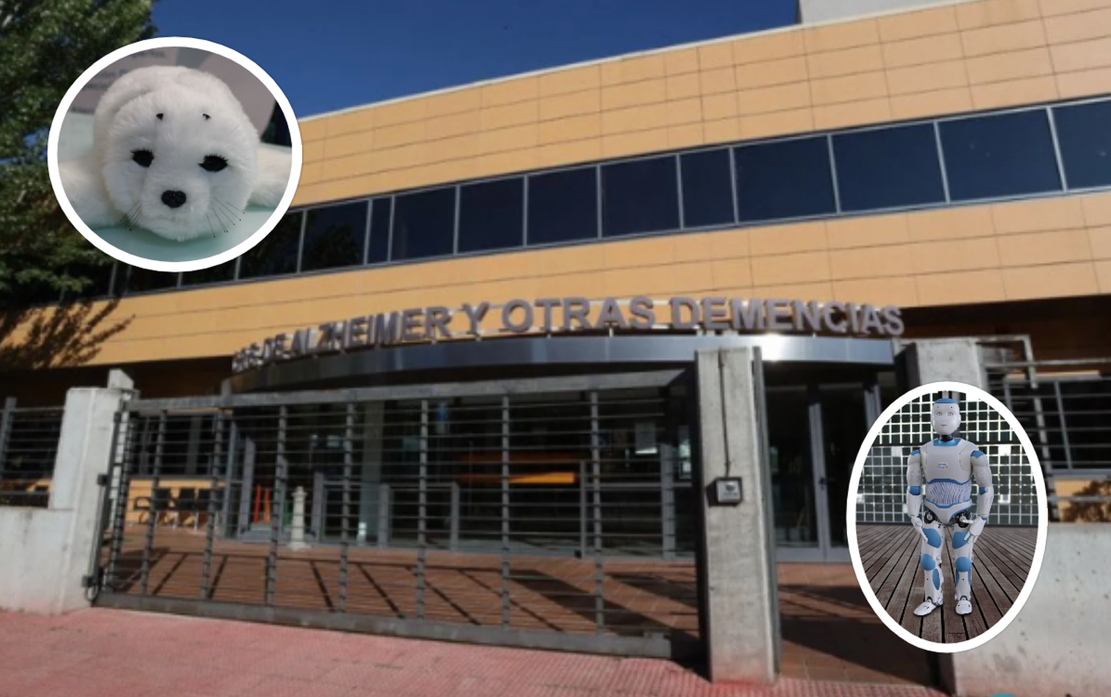 CRE Alzheimer Salamanca junto a robots del Gobierno de España