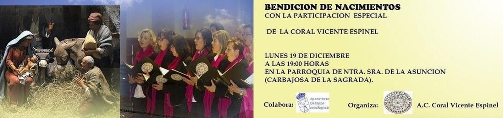 Bendición de Belenes en la Iglesia de Carbajosa