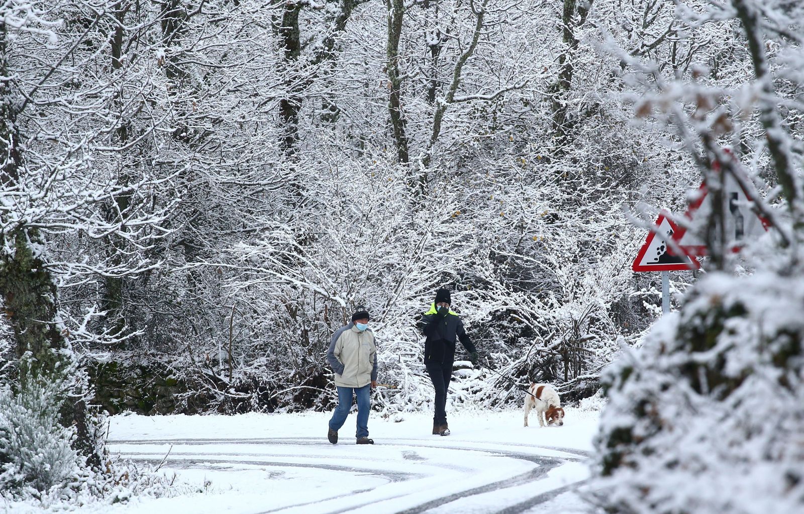 Nieve en la Sierra de Béjar