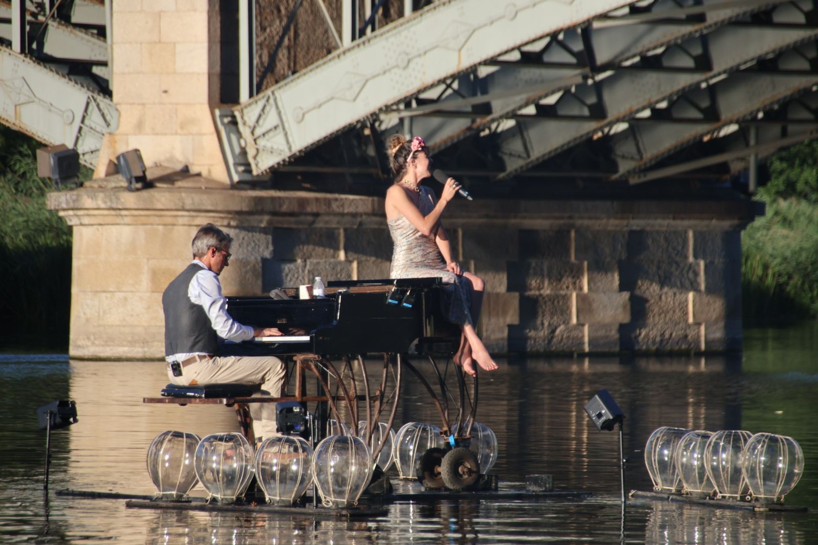 Concierto de piano sobre el río Tormes
