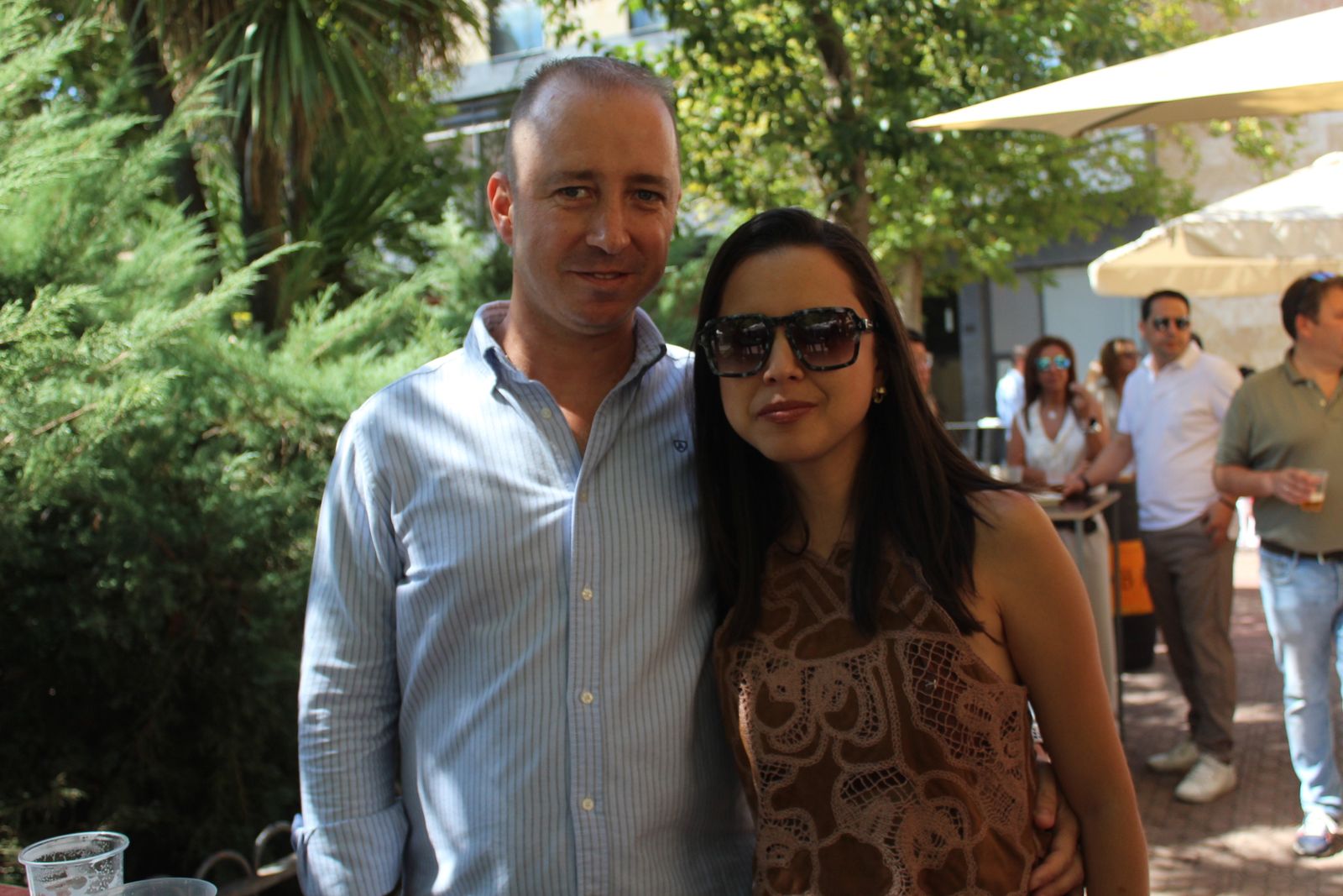 Ambiente en la Feria de Día en el mediodía de este