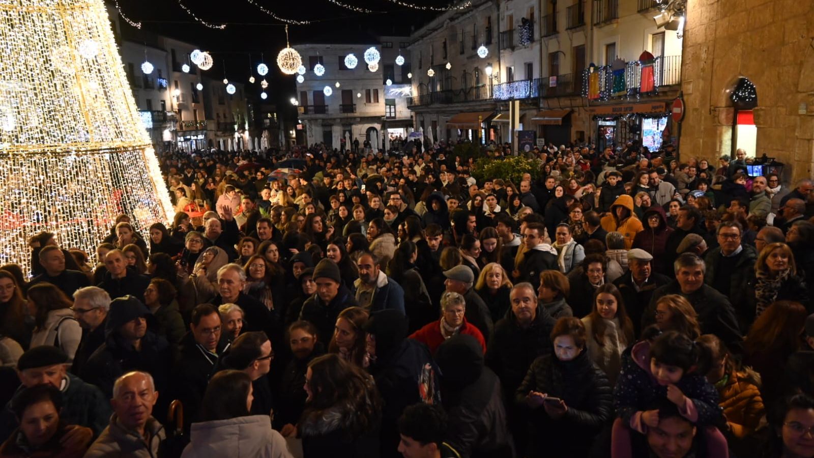 Encendido de las luces de Navidad en Ciudad Rodrigo