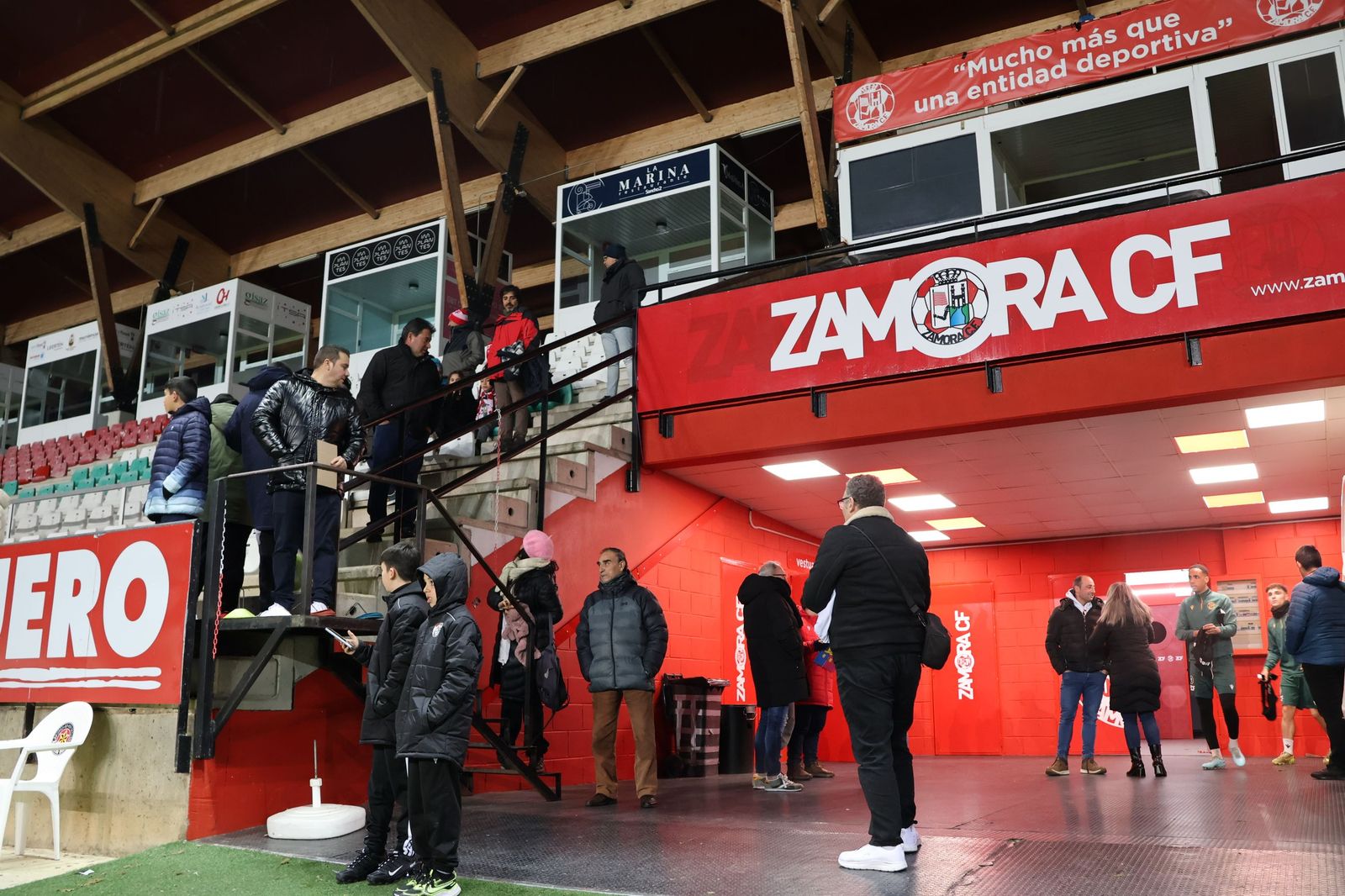 Entrenamiento del Zamora CF a puertas abiertas