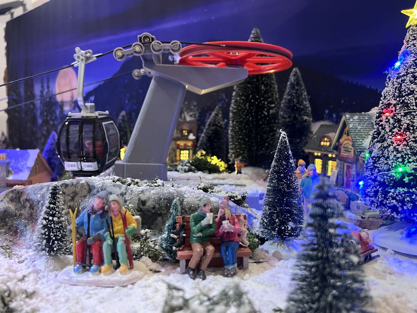 Ciudad de Navidad en la Torre de los Anaya