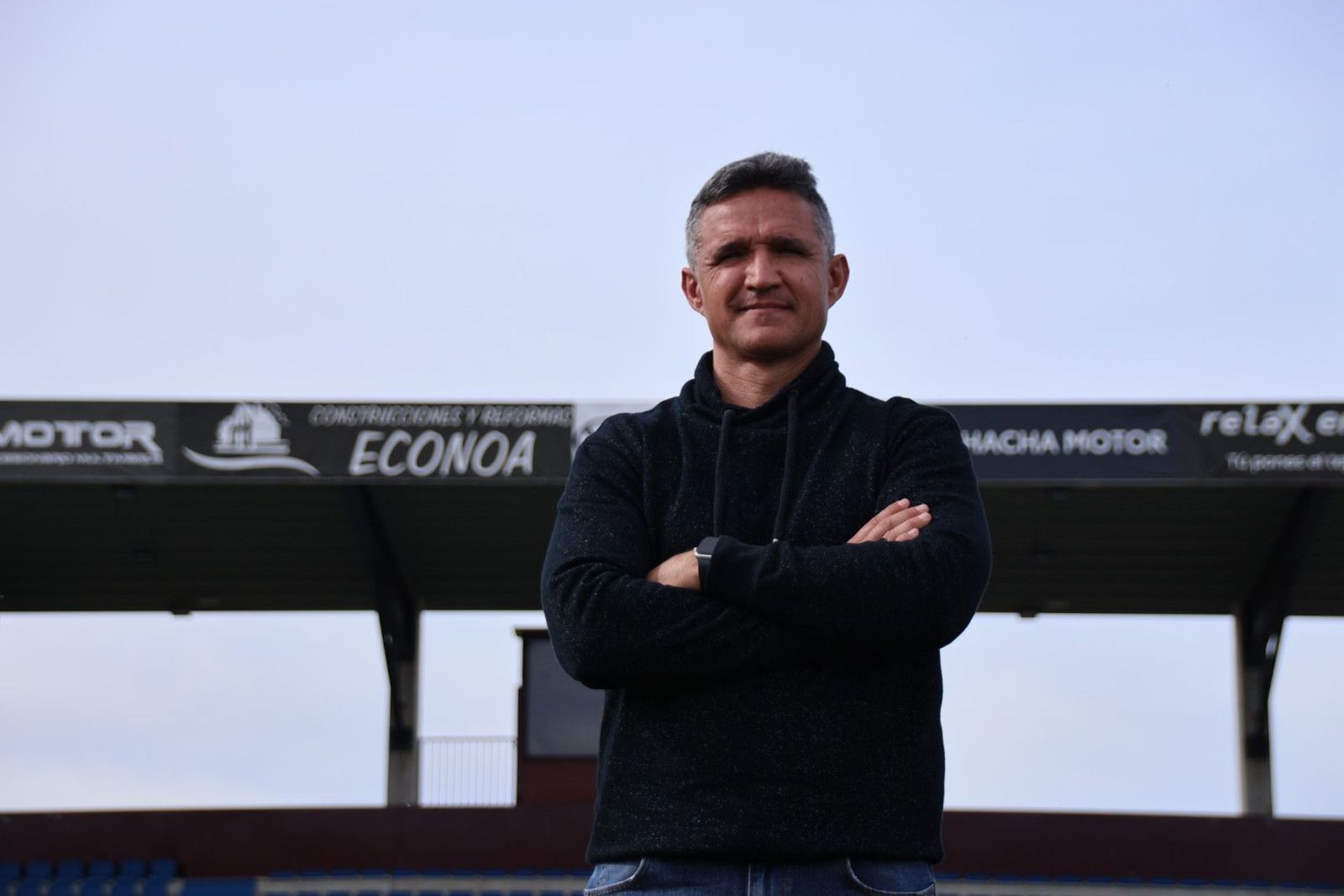 Dani Ponz cumple un año como entrenador de Unionistas | FOTO Andrea M