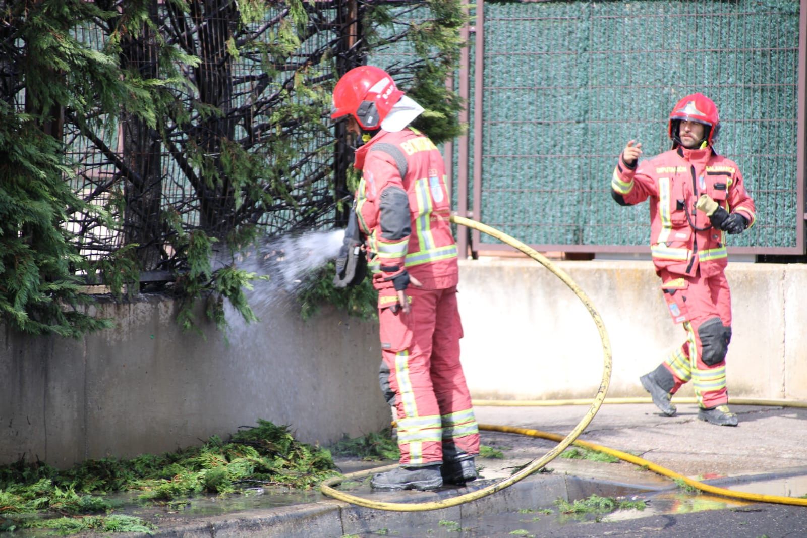 Incendio en una casa de Villamayor junto al Parque Científico