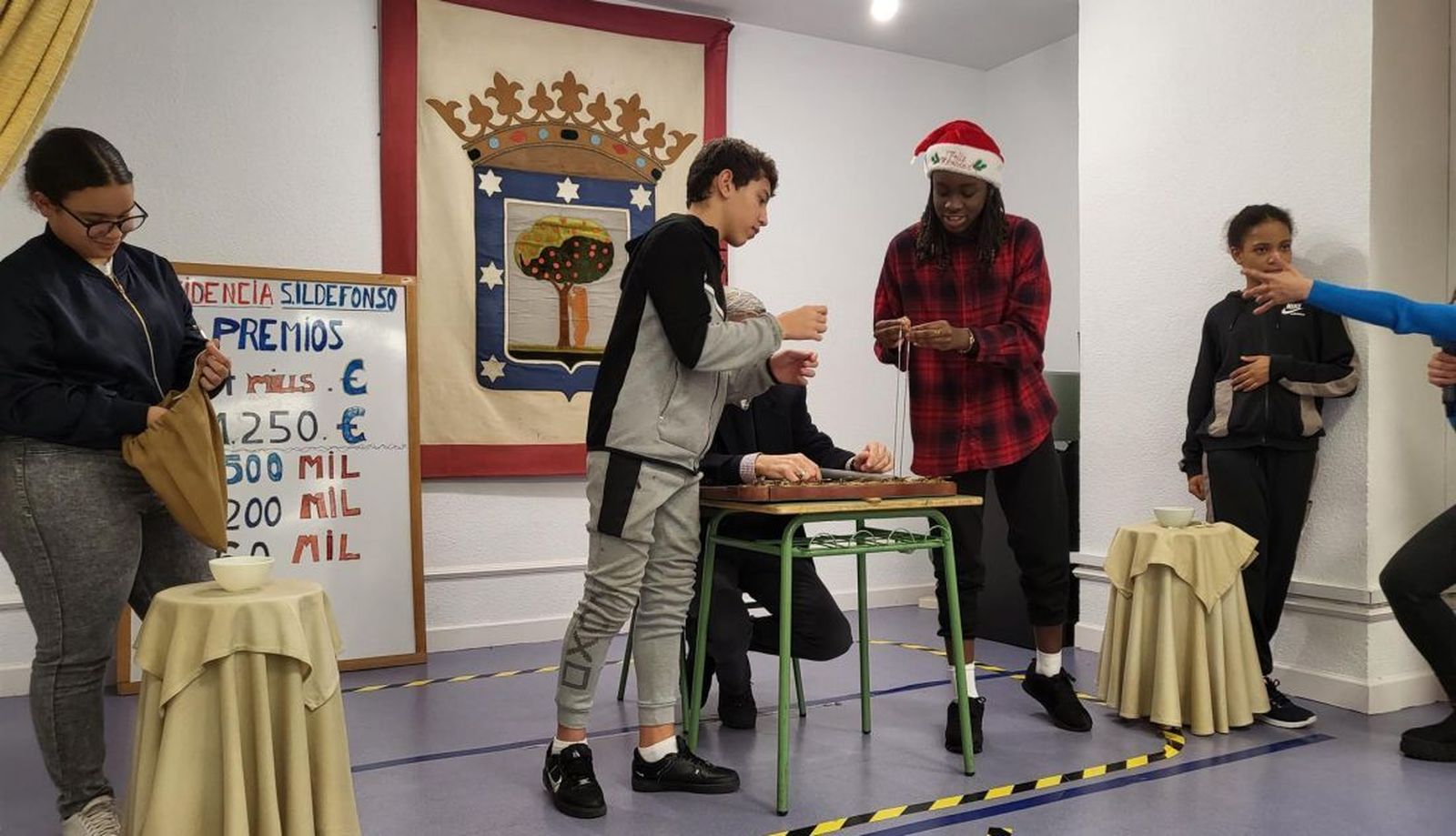 Los niños y niñas de la Residencia Internado de San Ildefonso de Madrid, que participarán en el Sorteo Extraordinario de la Lotería de Navidad de 2022, están realizando los últimos ensayos  EUROPA PRESS