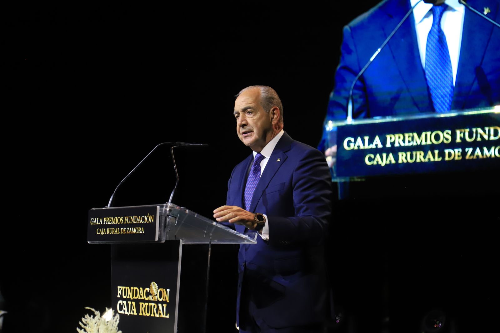 Cipriano García en los Premios Caja Rural