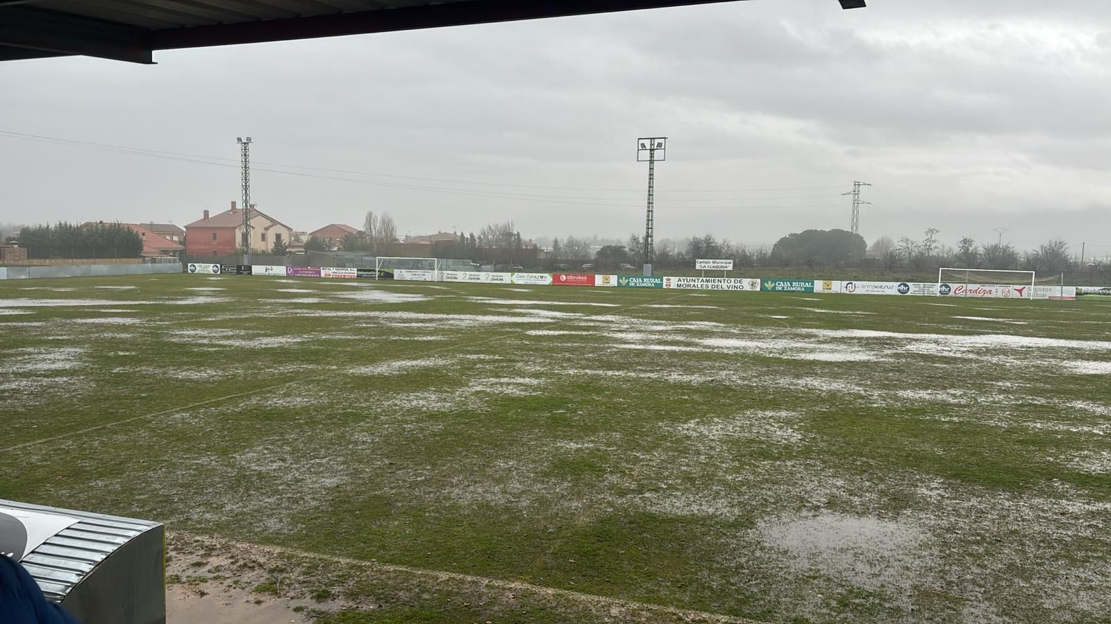 Suspendido el Zamora CF 'B' - Ribert por el estado del terreno de juego