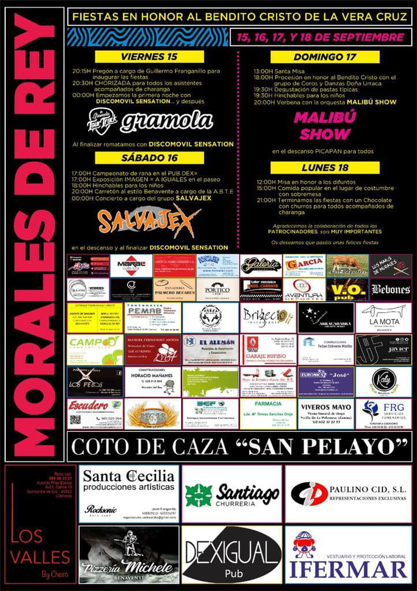 Cartel de fiestas Morales de Rey