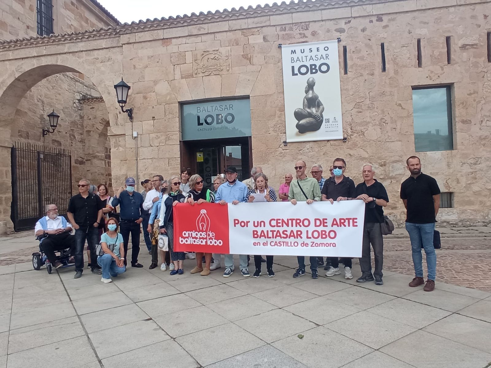 Una Concentración de la asociación Amigos de Baltasar Lobo.Archivo