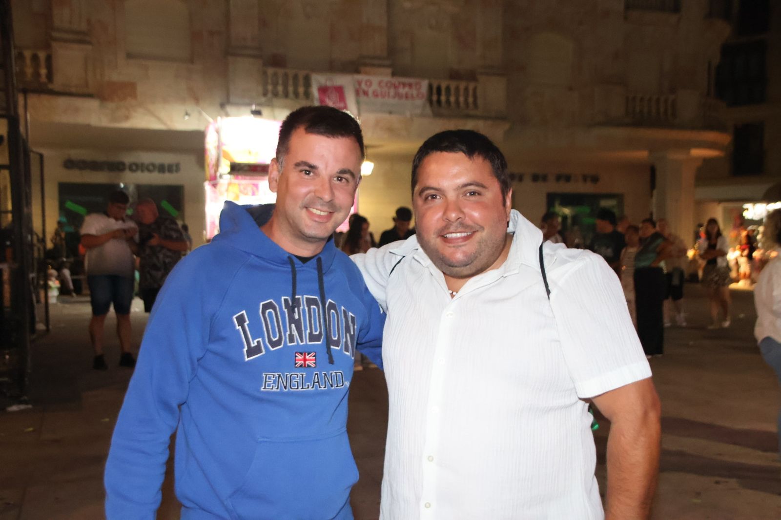 Panorama en la plaza Mayor de Guijuelo